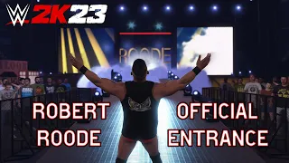 WWE 2K23 Robert Roode Full Official Entrance!