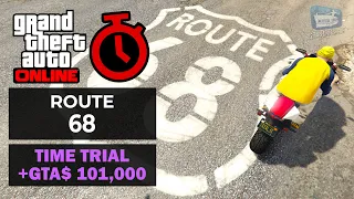 GTA Online Time Trial - Route 68 (Under Par Time)