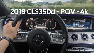 Mercedes CSL350d 2019 - POV - Acceleration - 4K