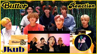 [РУС ОЗВУЧКА JKub] BTS REACTION TO BTS 'Butter' Official MV | РЕАКЦИЯ НА КЛИП