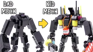 My Son Upgraded My Enderman Mech !! [LEGO Minecraft]