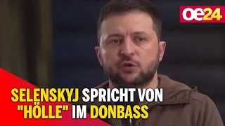 Selenskyj spricht von "Hölle" im Donbass