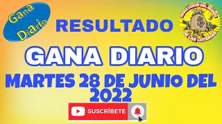 RESULTADO GANA DIARIO DEL MARTES 28 DE JUNIO DEL 2022 /LOTERÍA DE PERÚ/