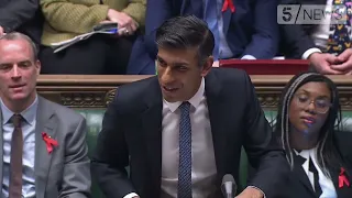 LIVE: UK Prime Minister Rishi Sunak faces Sir Keir Starmer at PMQs | 5 News