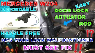 mercedes common fault door lock actuator fix aftermarket part easy cheap reliable MUST SEE