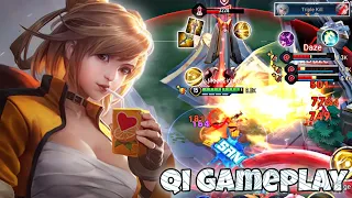 Qi Slayer Lane Pro Gameplay | S1 Flicker Combo Top Tier | Arena of Valor Liên Quân mobile CoT