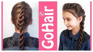 Коса жгут по-французски под соусом двух простых причесок // Rope french braid