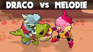 DRACO vs MELODIE 🎵 Brawl Stars