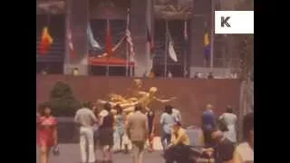 1965 New York, 5th Avenue and Rockefeller Center, Manhattan, Rare 1960s Footage