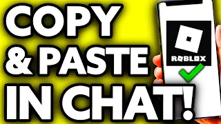 How To Copy And Paste in Roblox Chat PC 2024