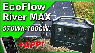 EcoFlow RIVER 600 MAX 576Wh 🔋 Die neue ÜBER-Powerstation? Test & Review | Solar Generator | deutsch