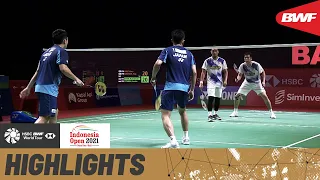 Hoki/Kobayashi and Ahsan/Setiawan collide in an entertaining three-game clash in the Round of 32