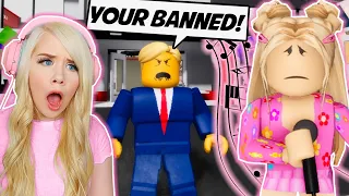 GIRLS WORLD GOT BANNED IN BROOKHAVEN! (ROBLOX BROOKHAVEN RP)