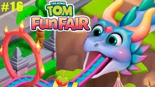 Говорящий Том Fun Fair #16 строительство Огнедышащего Дракона