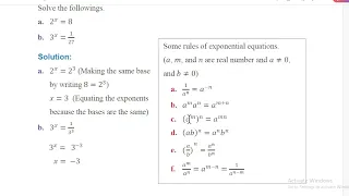 9-65 Equations Involving Exponents part one