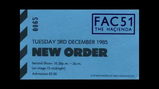 New Order-Sub-Culture (Live 12-3-1985)