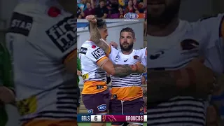 YOU'RE JOKINGGGG! 🤯🤯🤯 🖥️ #NRLEelsBroncos, FREE on 9Now #9WWOS #NRL #shorts