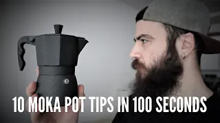 10 Moka Pot tips In 100 SECONDS!