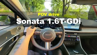 2024 Hyundai Sonata 1.6 T-GDi POV drive