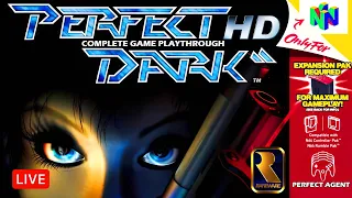 Perfect Dark N64 Perfect Agent PC Graphics Mod - Full Game Playthrough