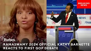 EXCLUSIVE: Kathy Barnette—Vivek Ramaswamy Campaign Official—Reacts To First GOP Presidential Debate