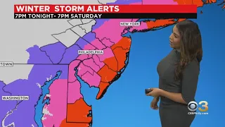 Philadelphia Weather: Winter Storm Warning