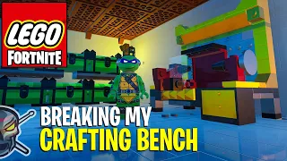 What happens when I BREAK my EPIC Crafting Bench? LEGO Fortnite