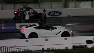 Turbo Can Am X3 vs C7 Corvette - Unconventional Drag Race