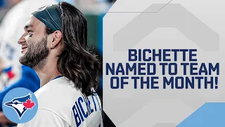 Bo Bichette named to MLB's Team of the Month!