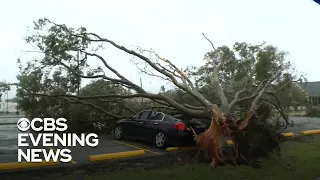 Barry makes landfall on the Gulf Coast, downgrades to tropical storm