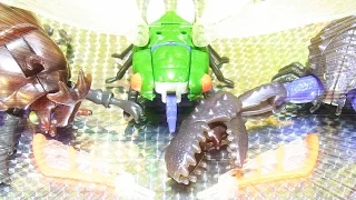 【コマ撮り】TRANSFORMERS   TRIPREDACUS  トリプルダクス   BEAST WARS　ビーストウォーズ