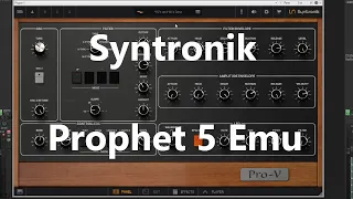 IK Multimedia Syntronik 2 PRo-V  -  No Talking