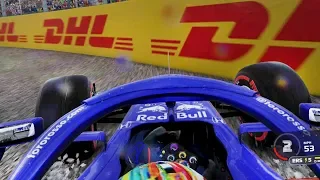 F1 2019 CAREER MODE Part 54: DISASTER MISTAKES IN WET CONDITIONS?!