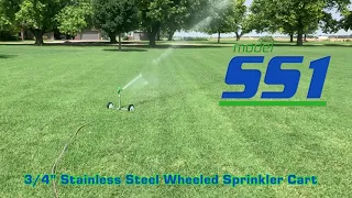 SS1 - 3/4" Stainless Steel Wheeled Sprinkler Cart