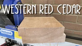 Western Red Cedar Bowl - Never Again! - Wood turning