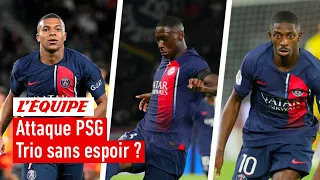 PSG - Faut-il persister avec le trio Mbappé-Kolo Muani-Dembélé ?