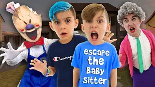 ESCAPE THE BABYSITTER! (In Real Life) Scary Teacher 3D