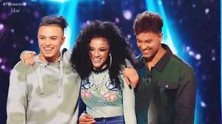 The Cutkelvins sing EXCITING What About Us &Comments X Factor 2017 Live Show Week 1 Sunday