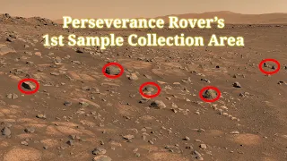 Perseverance Rover’s 1st Sample Collection Area on Mars 4K