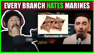 REAL PRIOR MARINE DI REACTS TO NICKY MGTV Why EVERY Branch HATES The U.S. MARINES PART 02