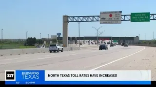 North Texas toll rates have increased