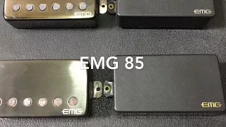 EMG pickups shootout | 57/ 81/ JH/ 85, bridge position - METAL!