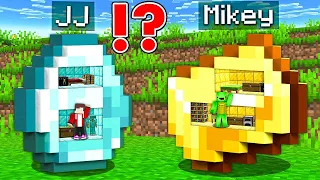 Mikey vs JJ DIAMOND VS GOLD Smallest House Build Challenge - in Minecraft (Maizen)