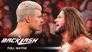 Cody Rhodes vs. AJ Styles: Backlash 2024 - Tables Match