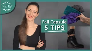 Capsule wardrobe: 5 tips to transition from summer to fall + free template ǀ Justine Leconte