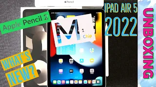 iPad Air 2022 Unboxing | Apple Pencil 2nd Gen