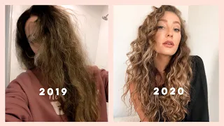 My wavy/curly hair routine ♡ 2B-2C curls