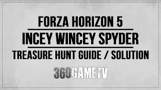 Forza Horizon 5 Incey Wincey Spyder Treasure Hunt Guide / Solution / Tutorial