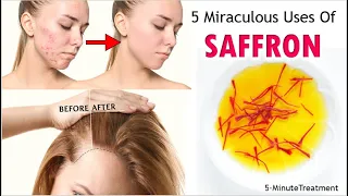 Saffron or Kesar | 5 Miraculous Benefits of Saffron | Saffron Uses | 5-Minute Treatment