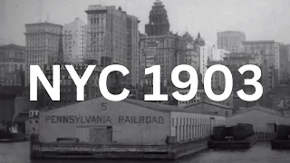 Journey Back in Time: New York City Skyline in 1903